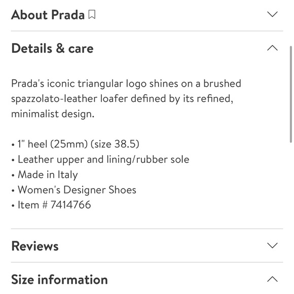 Prada Unlined Brushed Leather Loafers - White - 36 - Picture 4 of 4